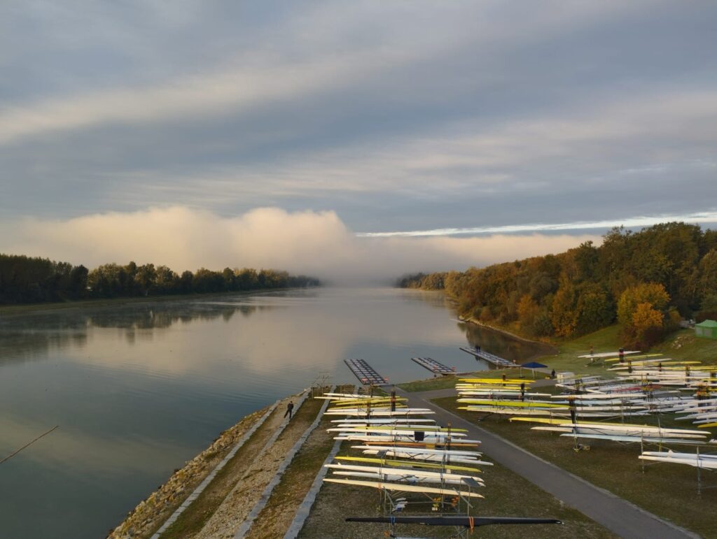 Morgenstimmung überm Regattagelände